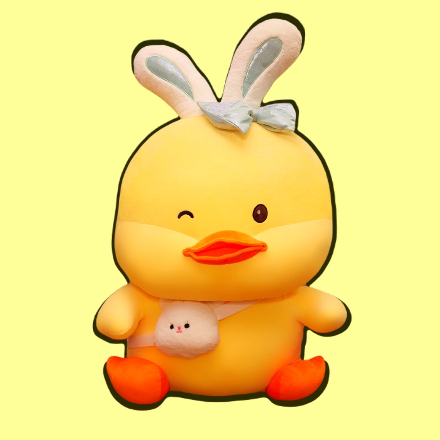 omgkawaii Stuffed Animals Bunny Duck / 35 CM Cutie Cuddly Duck Stuffed Animal Soft Toys