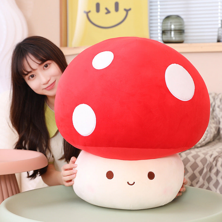 omgkawaii Stuffed Animals Cheery Mushroom Plush: A Cuddly Red Delight