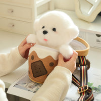 omgkawaii Stuffed Animals Cookie Pup Plush Bag