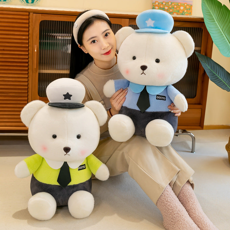 omgkawaii Stuffed Animals Cozy Bear Plush in Police Uniform