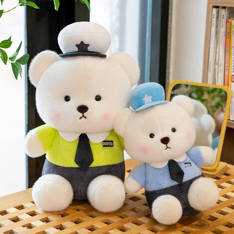 omgkawaii Stuffed Animals Cozy Bear Plush in Police Uniform