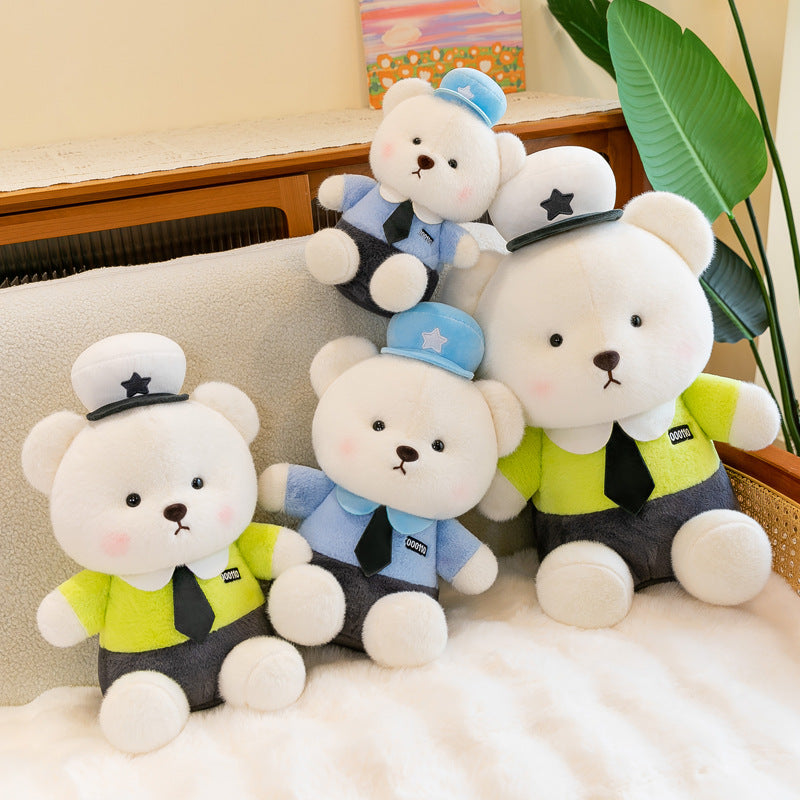 omgkawaii Stuffed Animals Cozy Bear Plush in Police Uniform