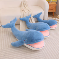 omgkawaii Stuffed Animals Cozy Whale Cuddle: Plushie with Snuggly Blanket