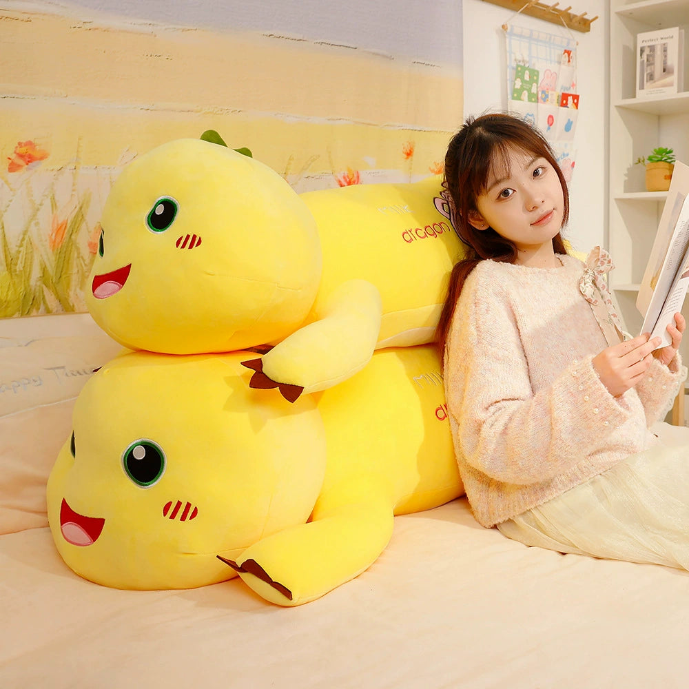 omgkawaii Stuffed Animals Cuddly Yellow Dragon Plush