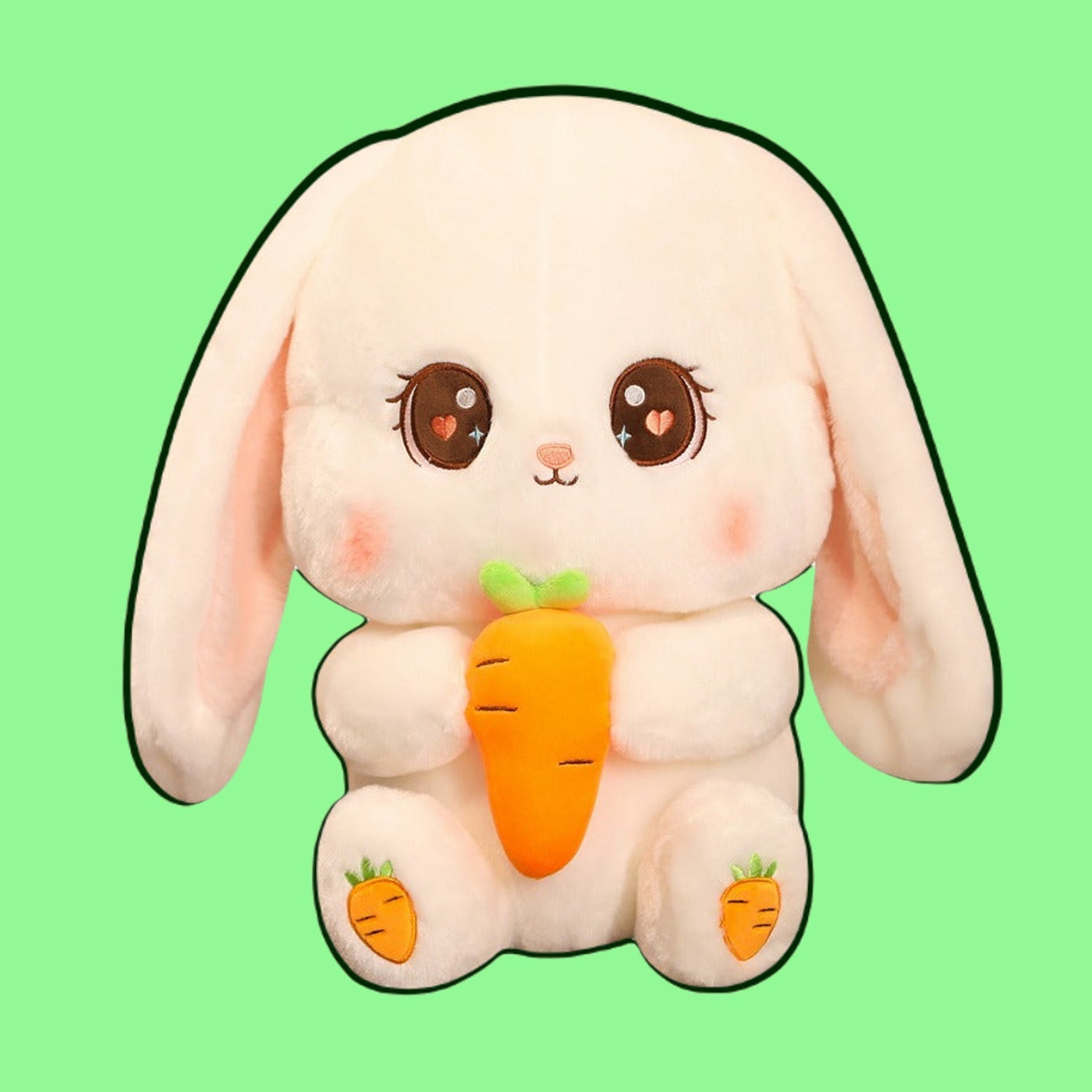 Cute Bunny Holding a Carrot Plush Toys 30 CM