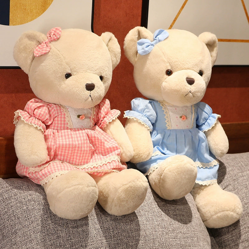 omgkawaii Stuffed Animals Darling Teddy Bear in Elegant Dress Collection