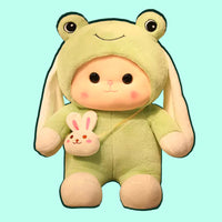 omgkawaii Stuffed Animals Frog Bunny / 45 CM Cute Rabbit Doll Pillow Plush Toy