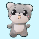 omgkawaii Stuffed Animals Gray / 35 CM Cute Happy Cat Plush