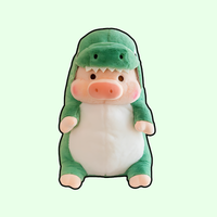 omgkawaii Stuffed Animals Green / 30 CM Dino and Shark Piggy Plushies