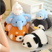 omgkawaii Stuffed Animals Magical Flip Plush: Bunny to Elephant Transformation