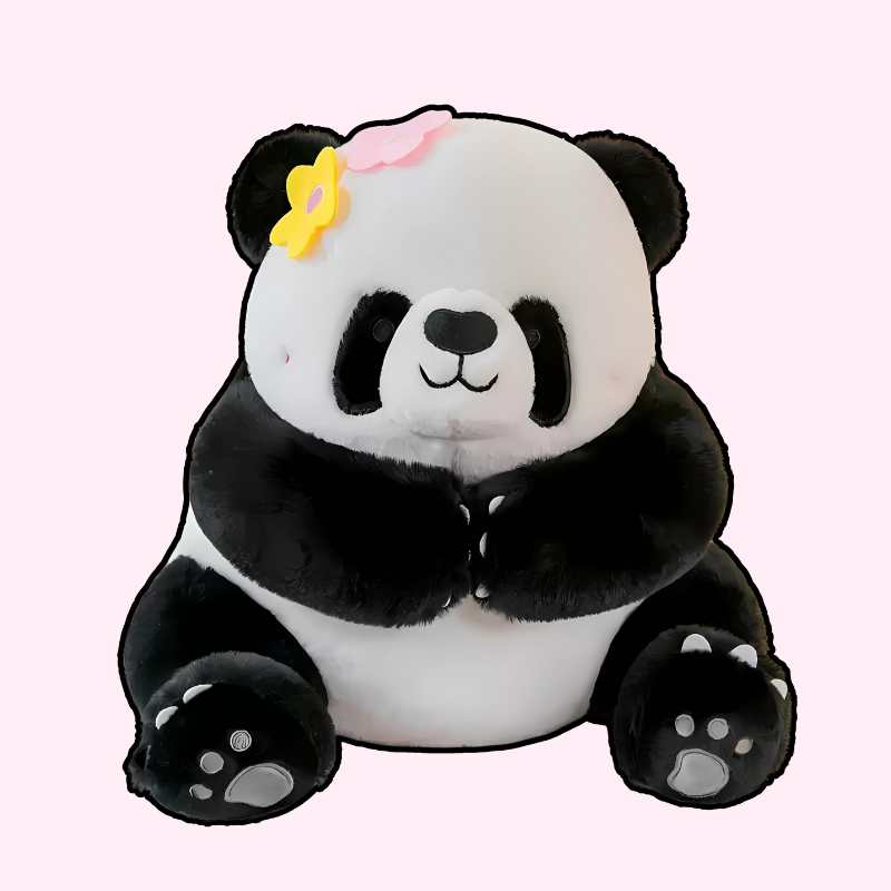 omgkawaii Stuffed Animals Panda Fluffy Panda Blossom Plush