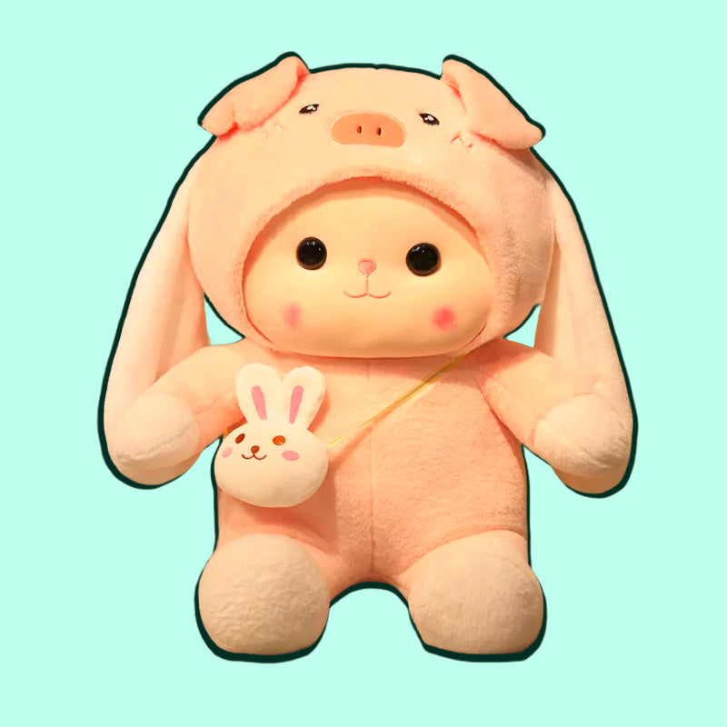 omgkawaii Stuffed Animals Pig Bunny / 45 CM Cute Rabbit Doll Pillow Plush Toy