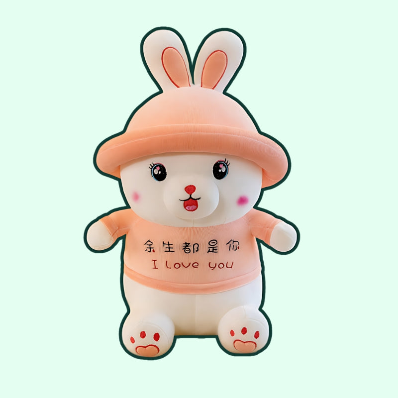 omgkawaii Stuffed Animals Pink / 50 CM Cute Bunny Plush with "I Love You" Message