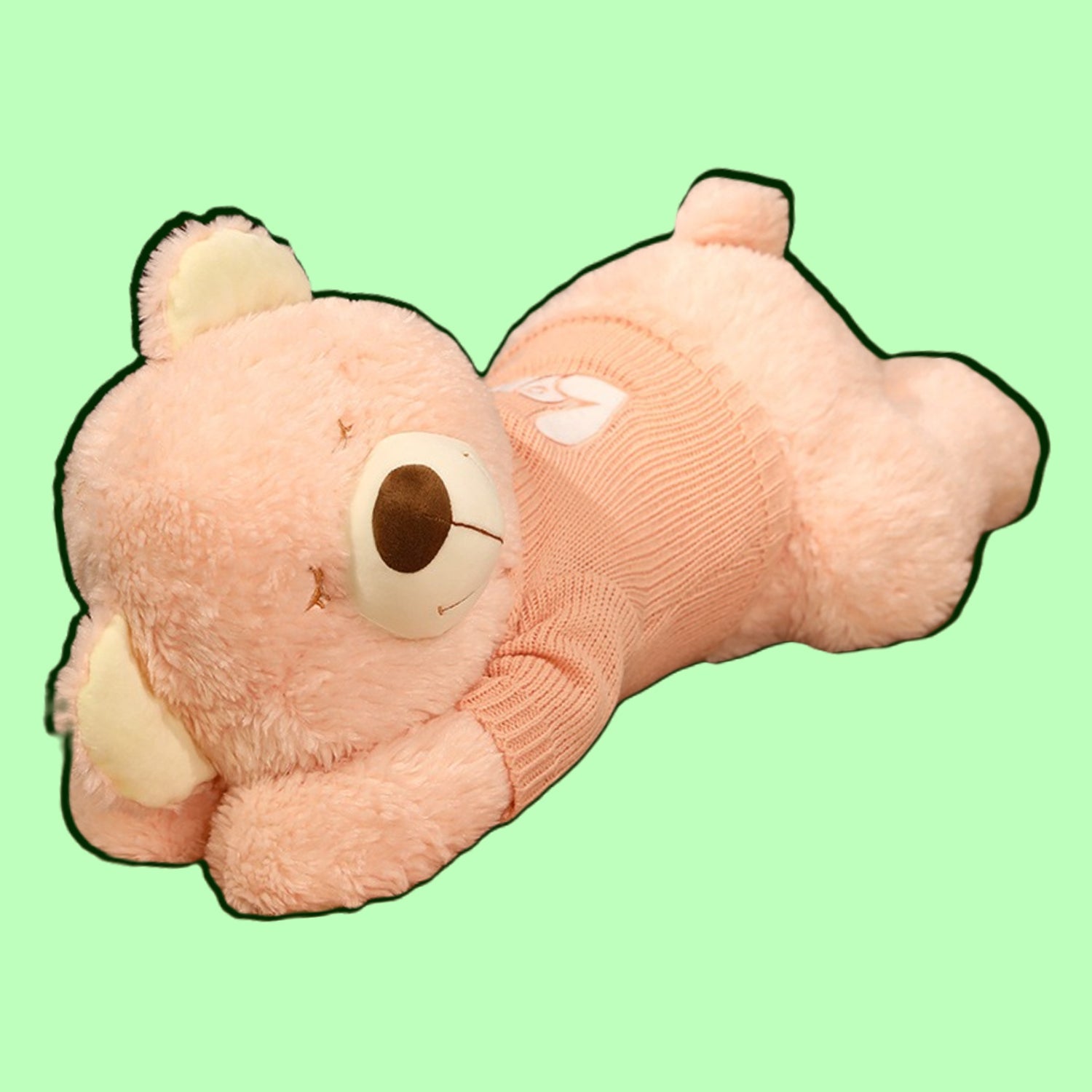 omgkawaii Stuffed Animals Pink / 80 CM Giant Sleeping Teddy Bear Plush Toy