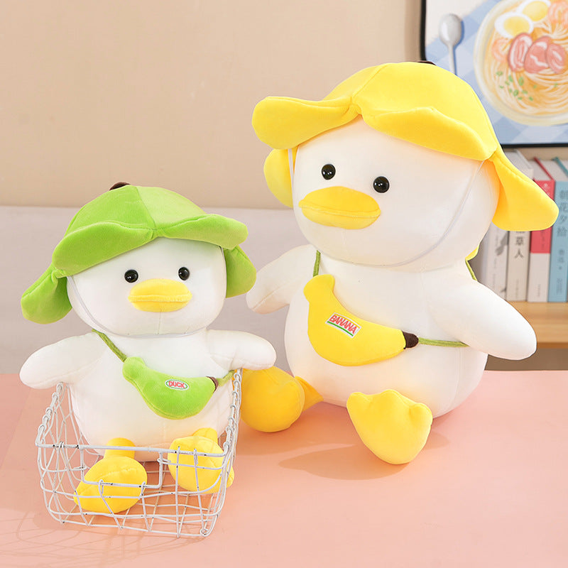 omgkawaii Stuffed Animals Quack-tastic Banana-Hat Duck Plushie