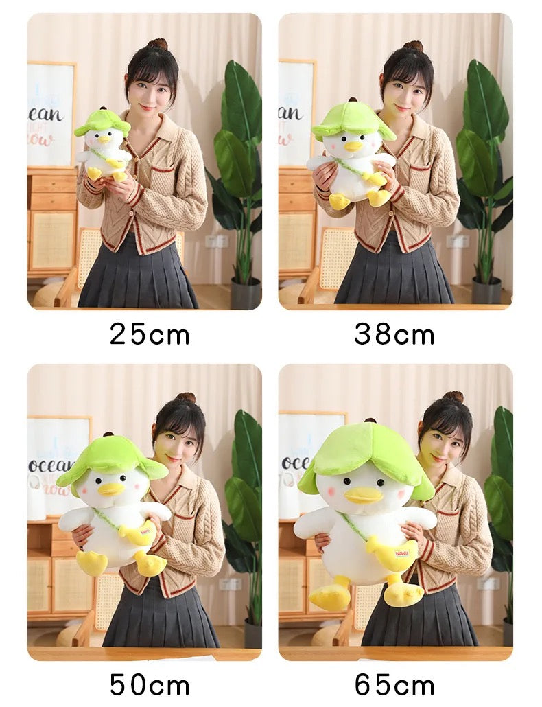 omgkawaii Stuffed Animals Quack-tastic Banana-Hat Duck Plushie