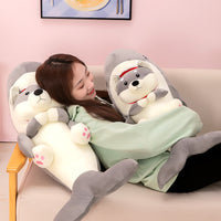 omgkawaii Stuffed Animals Shark-Hugging Dog Plush