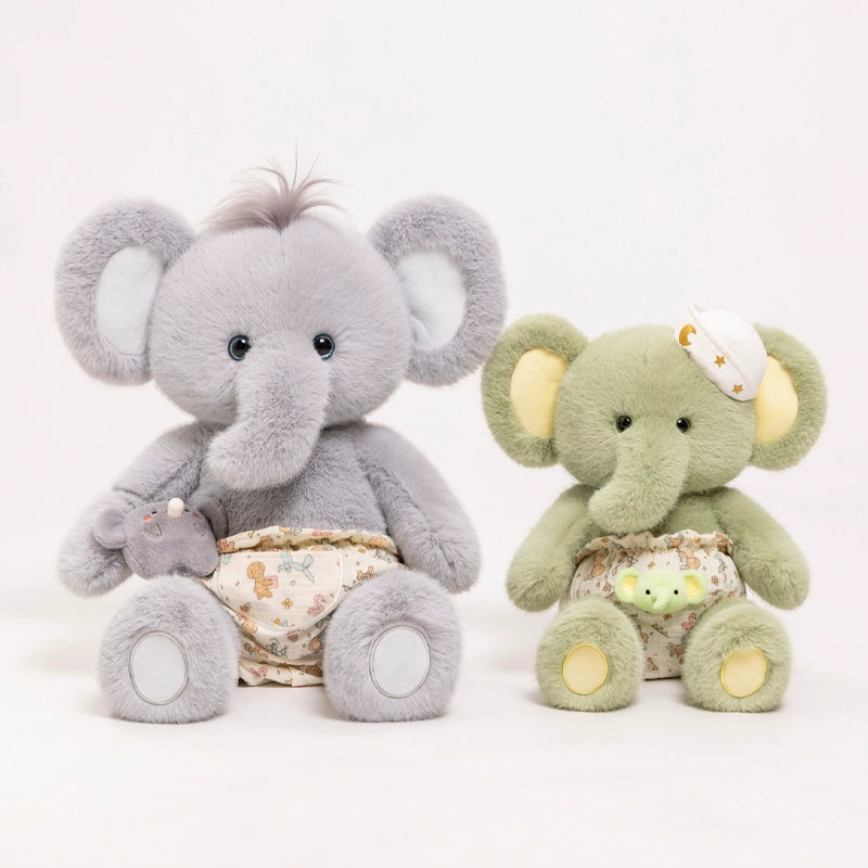 omgkawaii Stuffed Animals Sleepy Safari Elephants Plushies