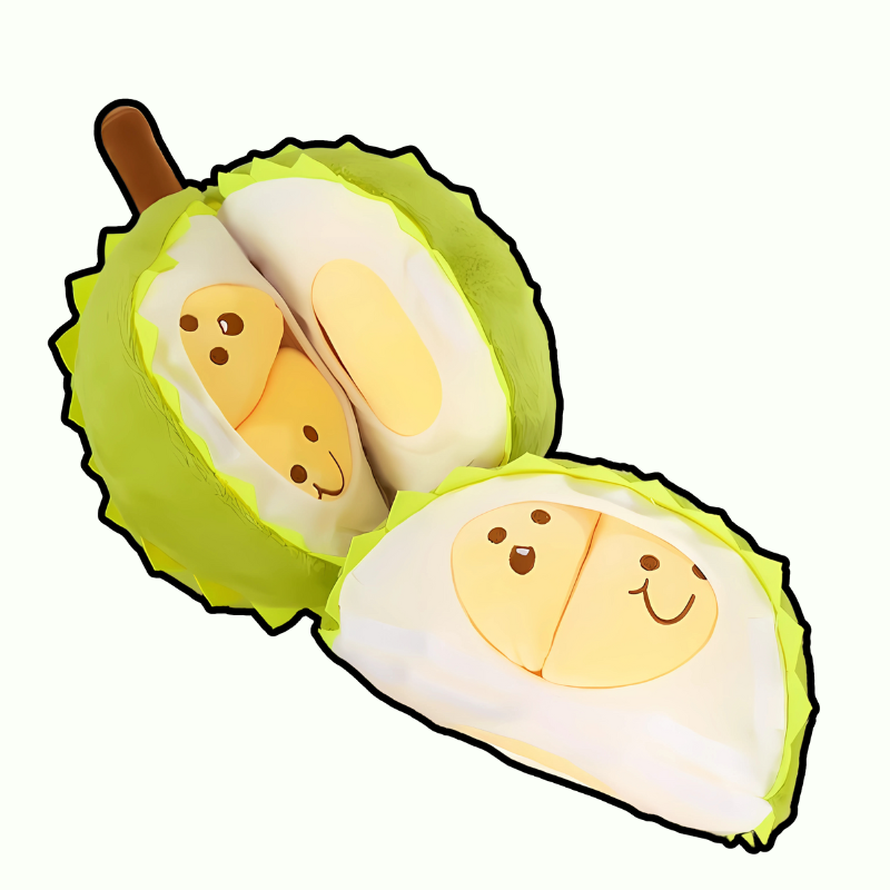 omgkawaii Stuffed Animals Smiley Durian Plush Set