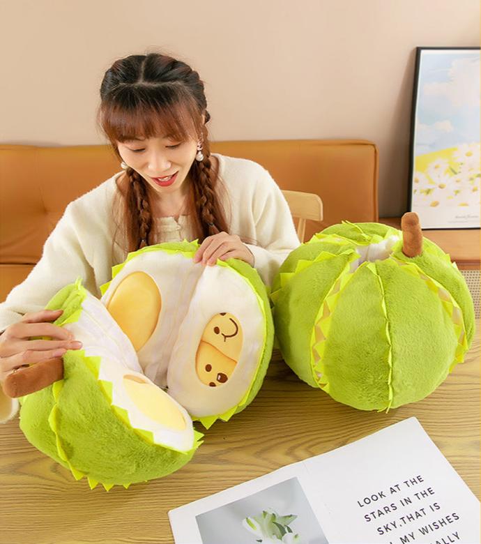 Smiley Durian Plush Set omgkawaii