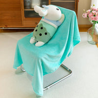 omgkawaii Stuffed Animals Snuggle Bunny Plush with Cozy Blanket