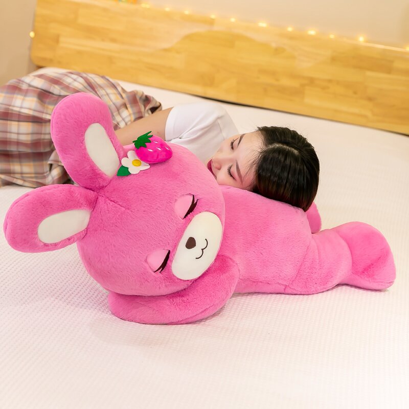 omgkawaii Stuffed Animals Strawberry Snooze Bunny: The Sleepy Plush Pal