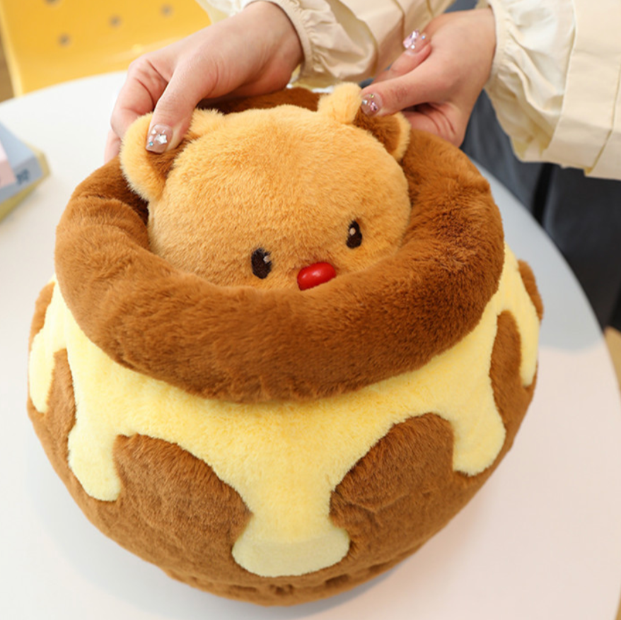 omgkawaii Stuffed Animals Sweet as Honey: The Butter Bear Plushie