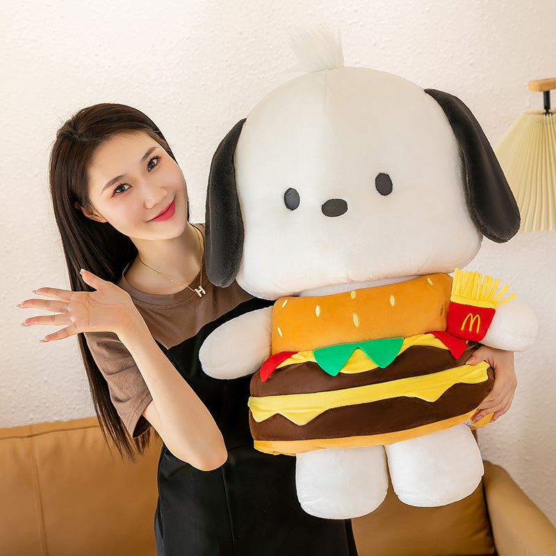 omgkawaii The Deliciously Adorable Dog Hamburger Plushie