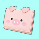 omgkawaii Wallets & Money Clips Piggy Pattern Fold Small Wallet