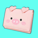 omgkawaii Wallets & Money Clips Piggy Pattern Fold Small Wallet