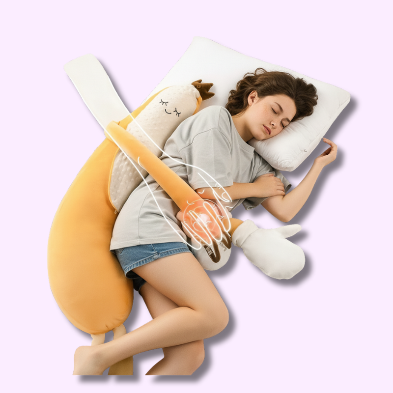 omgkawaii Warm Hug Body Pillow: Cozy Heated Plush for Deep, Restful Sleep