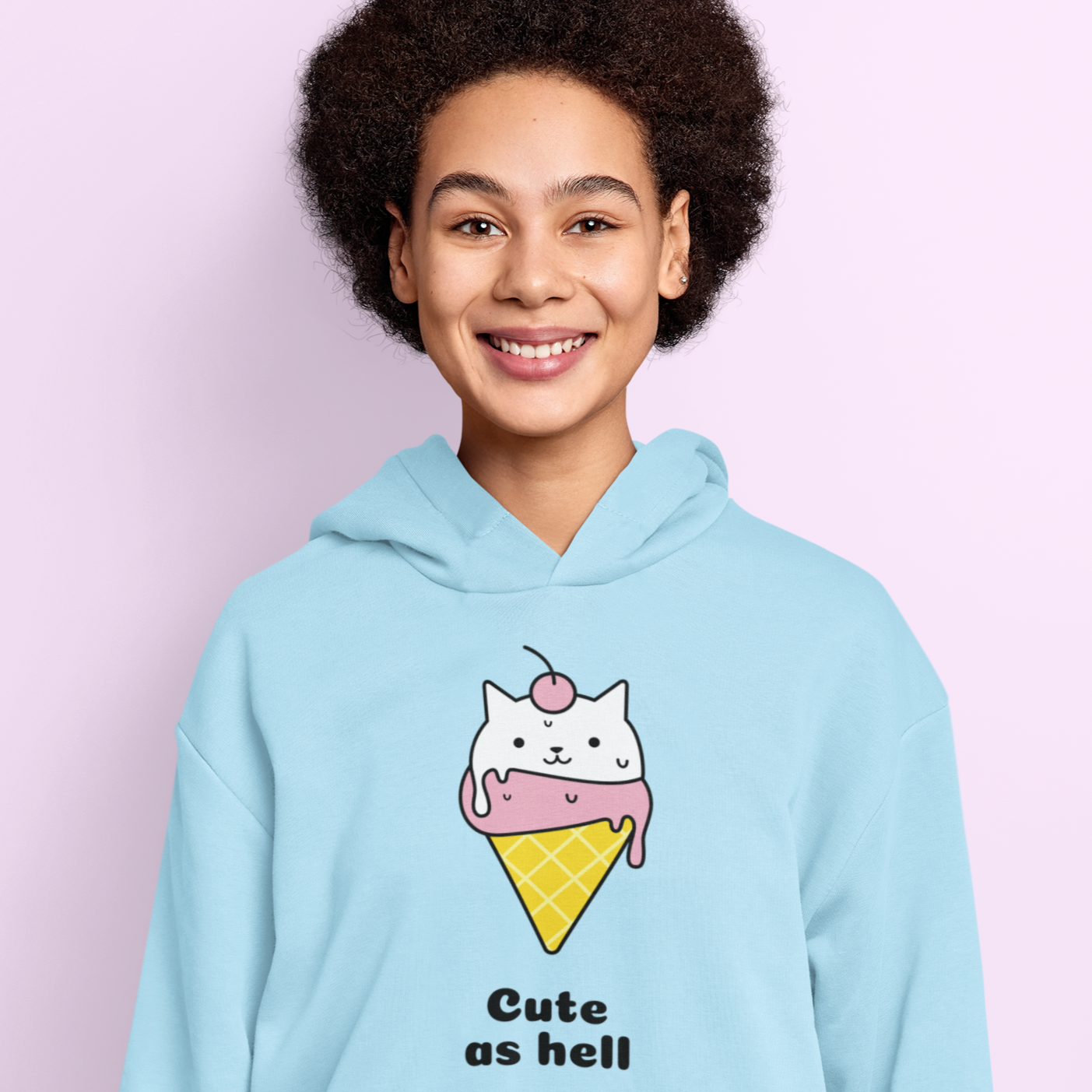 omgkawaii Cute as hell Ice Cream Hoodie