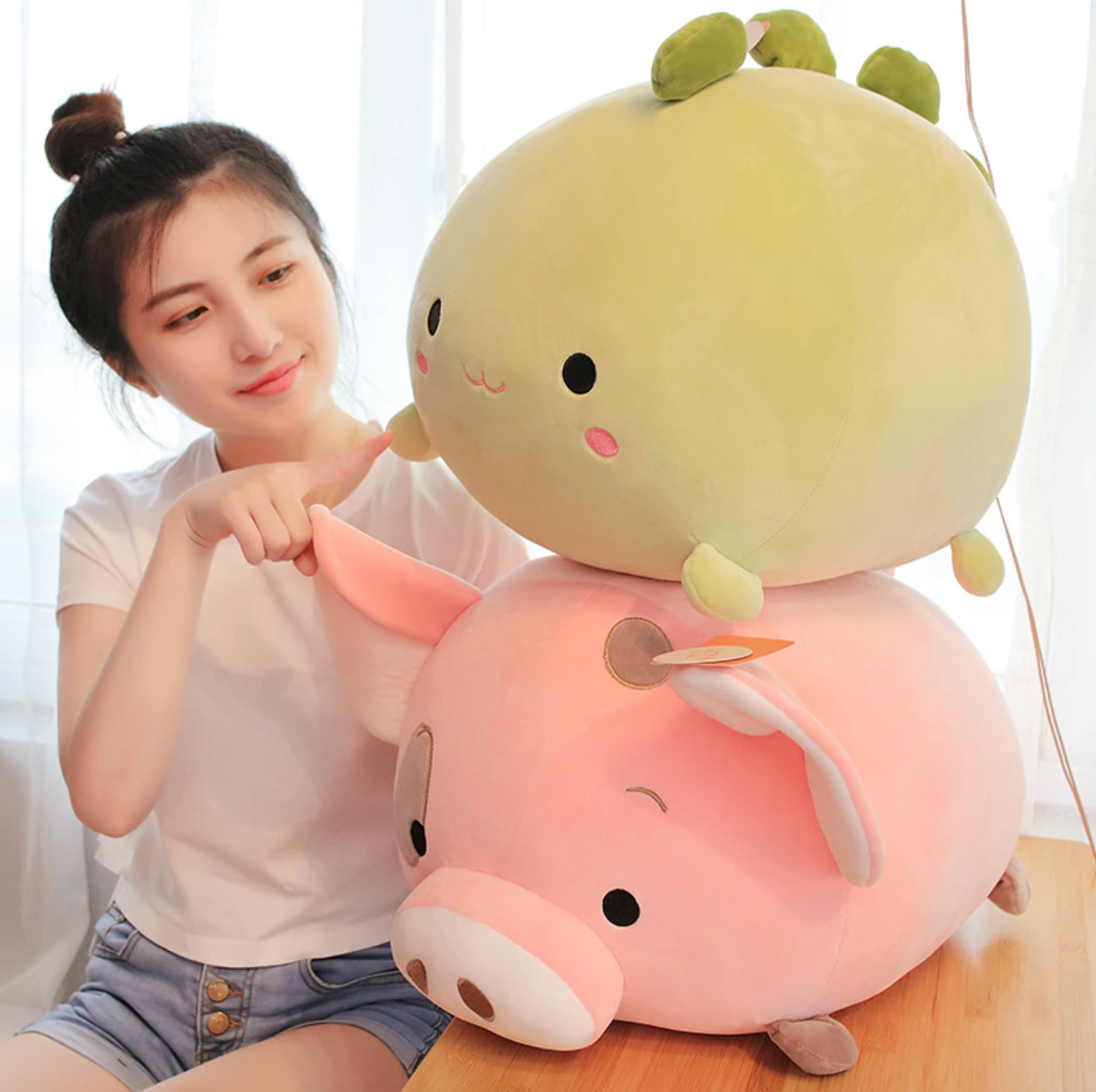 omgkawaii Cute Round Dinosaur