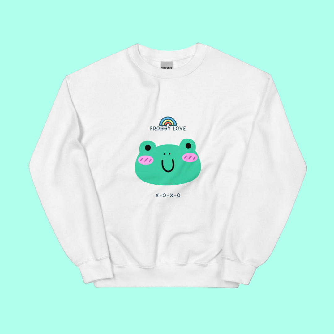 omgkawaii Froggy Unisex Sweatshirt