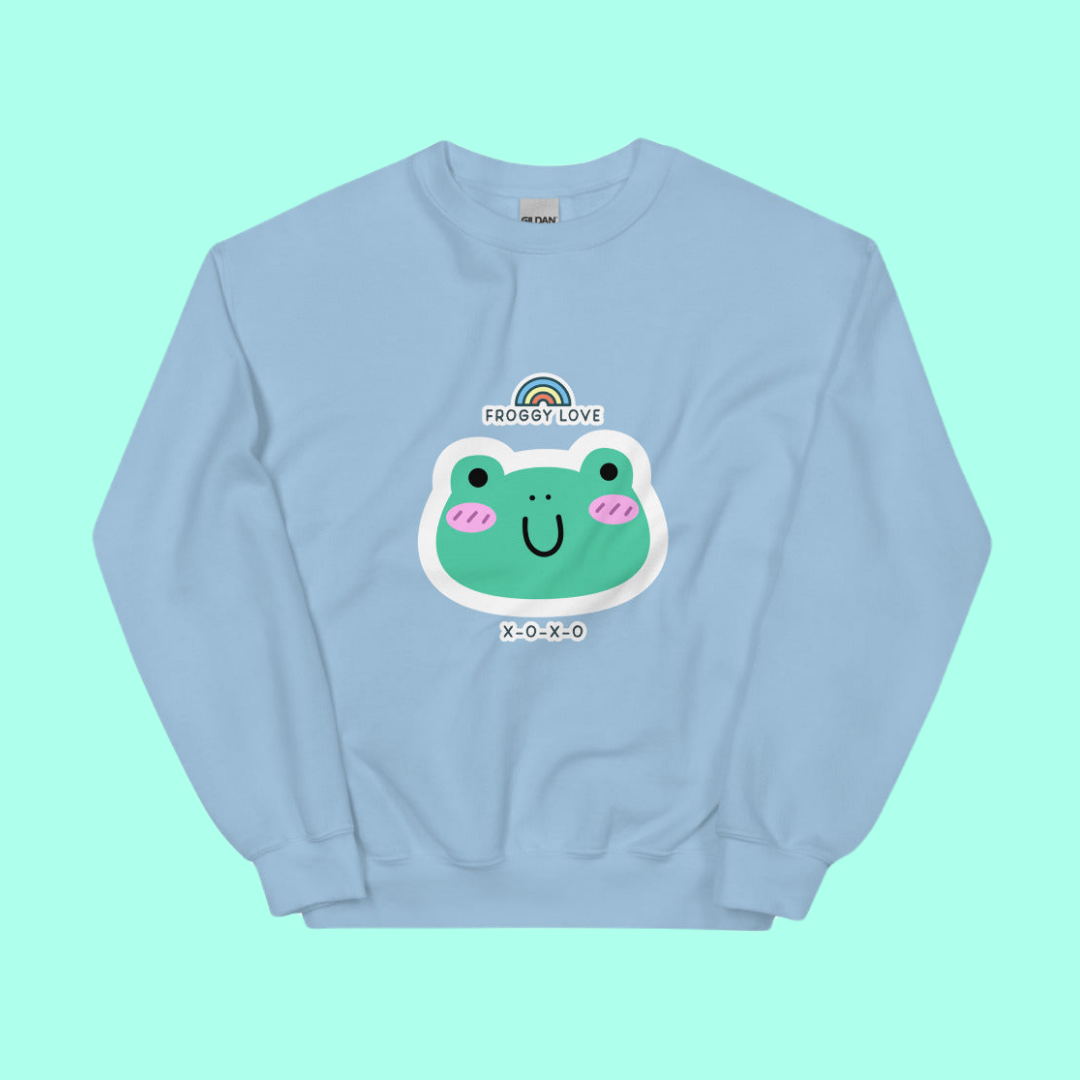 omgkawaii Froggy Unisex Sweatshirt