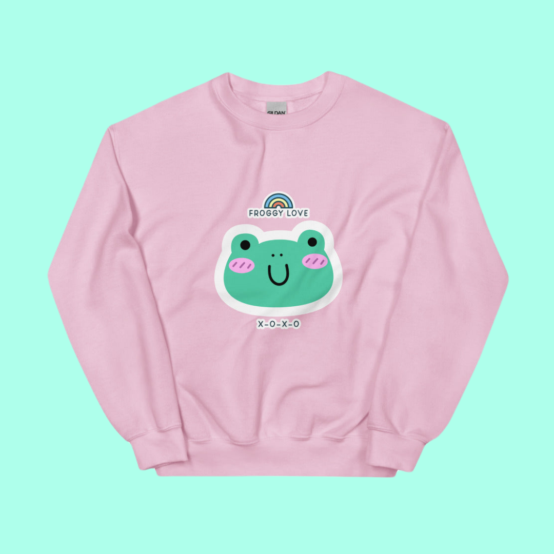 omgkawaii Froggy Unisex Sweatshirt