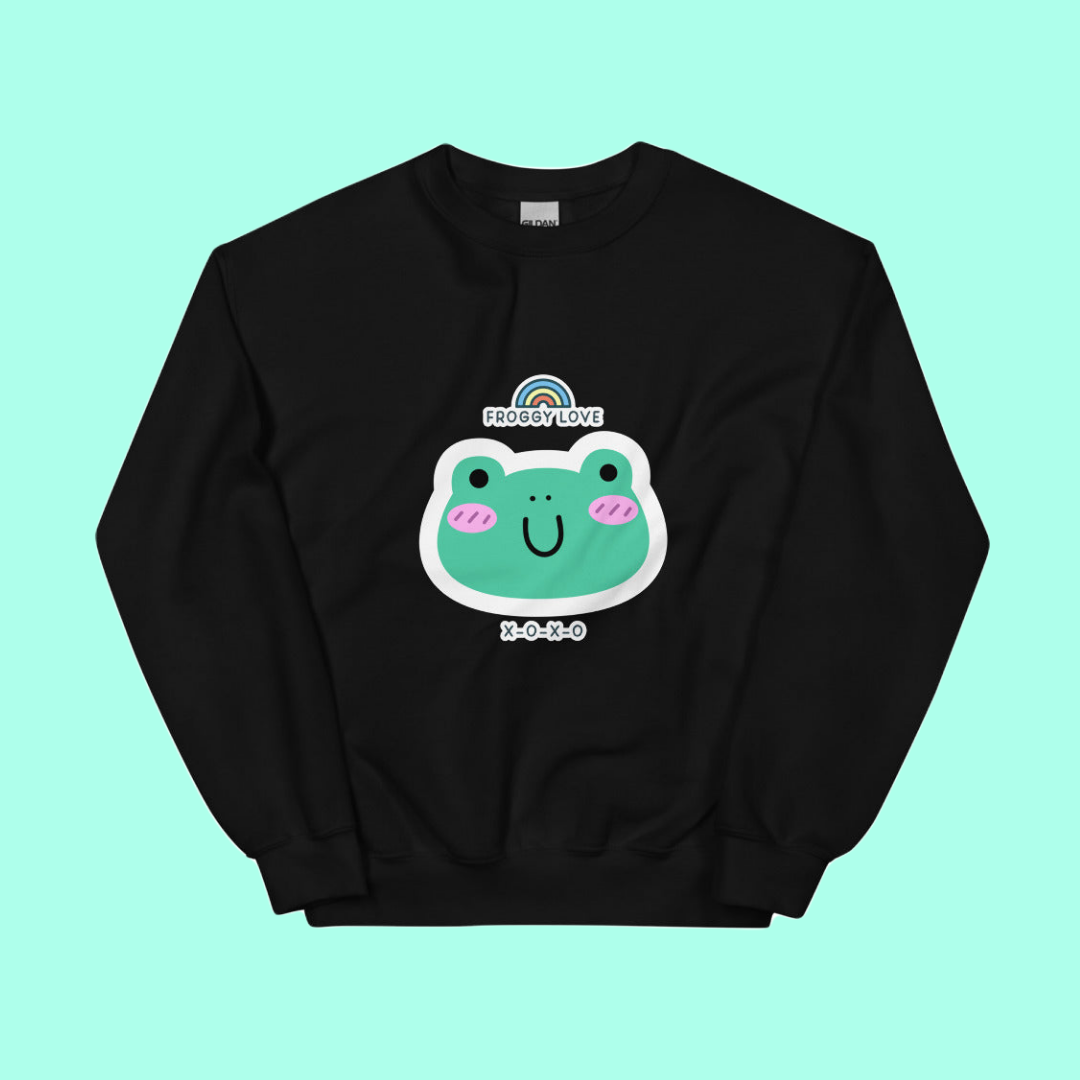 omgkawaii Froggy Unisex Sweatshirt