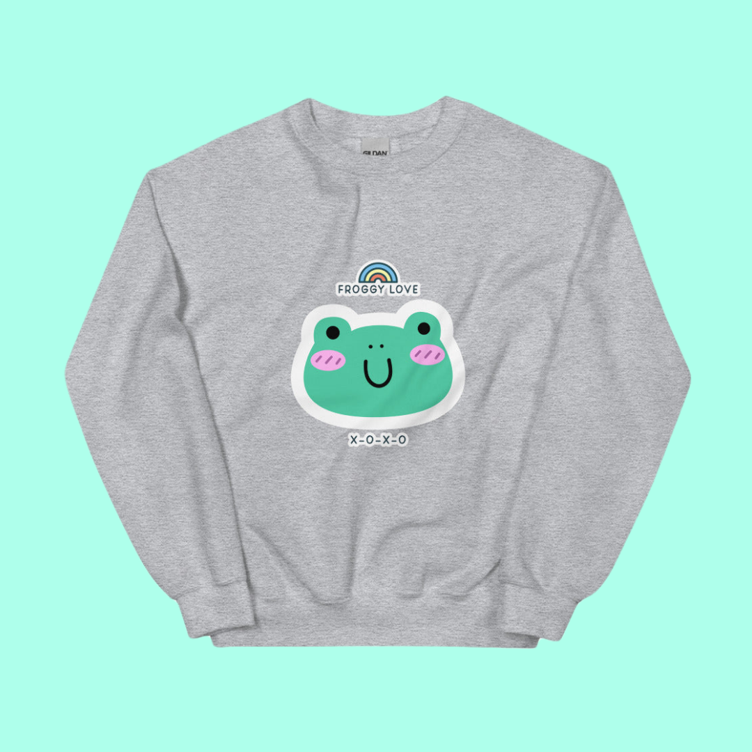 omgkawaii Froggy Unisex Sweatshirt