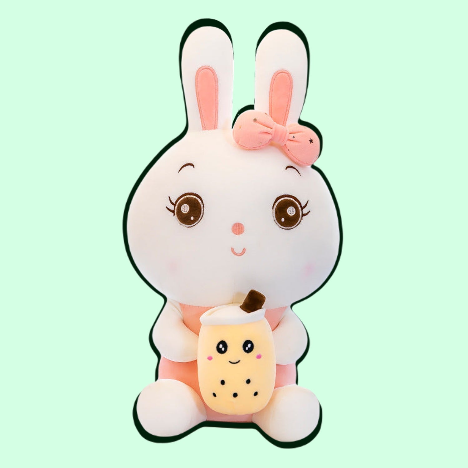 Kawaii Boba Rabbit Soft Toy