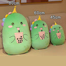 omgkawaii Cute Boba Dinosaur Hand Warmer Pillow