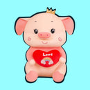 omgkawaii 🐰 Land Animals Plushies Pink / 40 CM PRE-ORDER Cute Heart Pig Doll