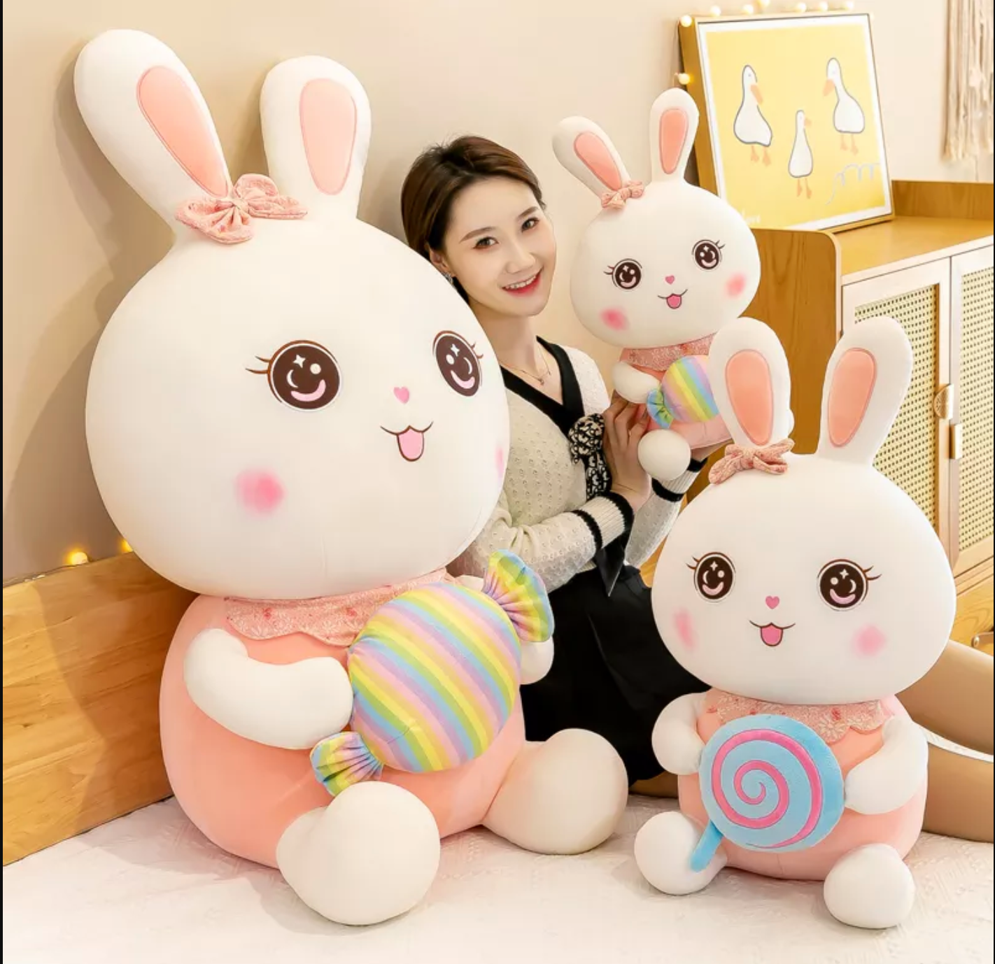 Kawaii Candy Bunny Plush Toy – omgkawaii