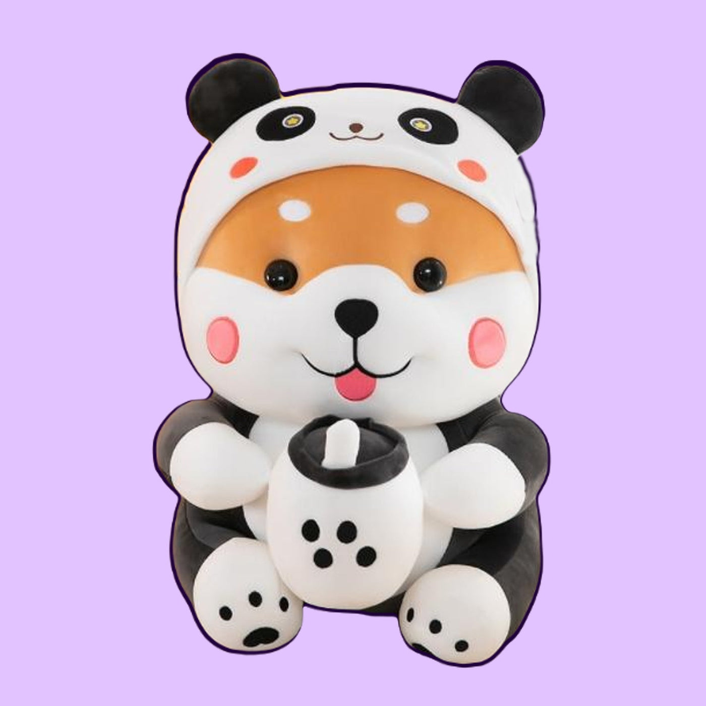 omgkawaii Stuffed Animals Black / 35 CM Milk Tea Dog Turns Into Tiger Plush Toy