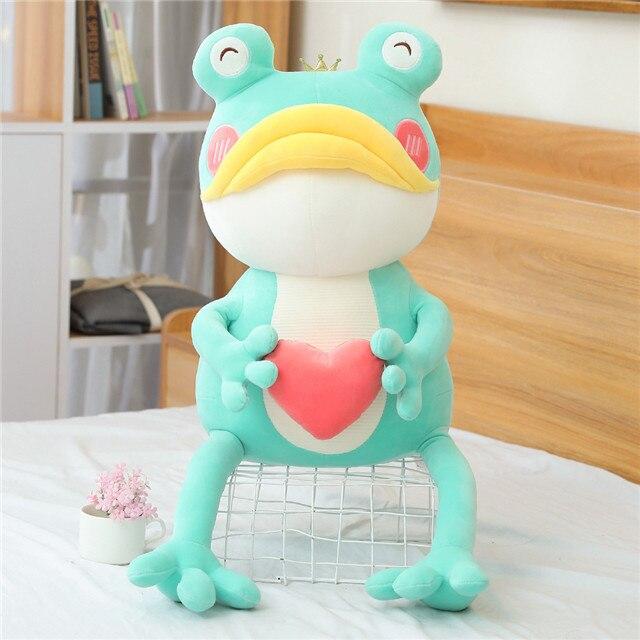 omgkawaiii 45cm / blue Cute Big Mouth Frog Plush Toy