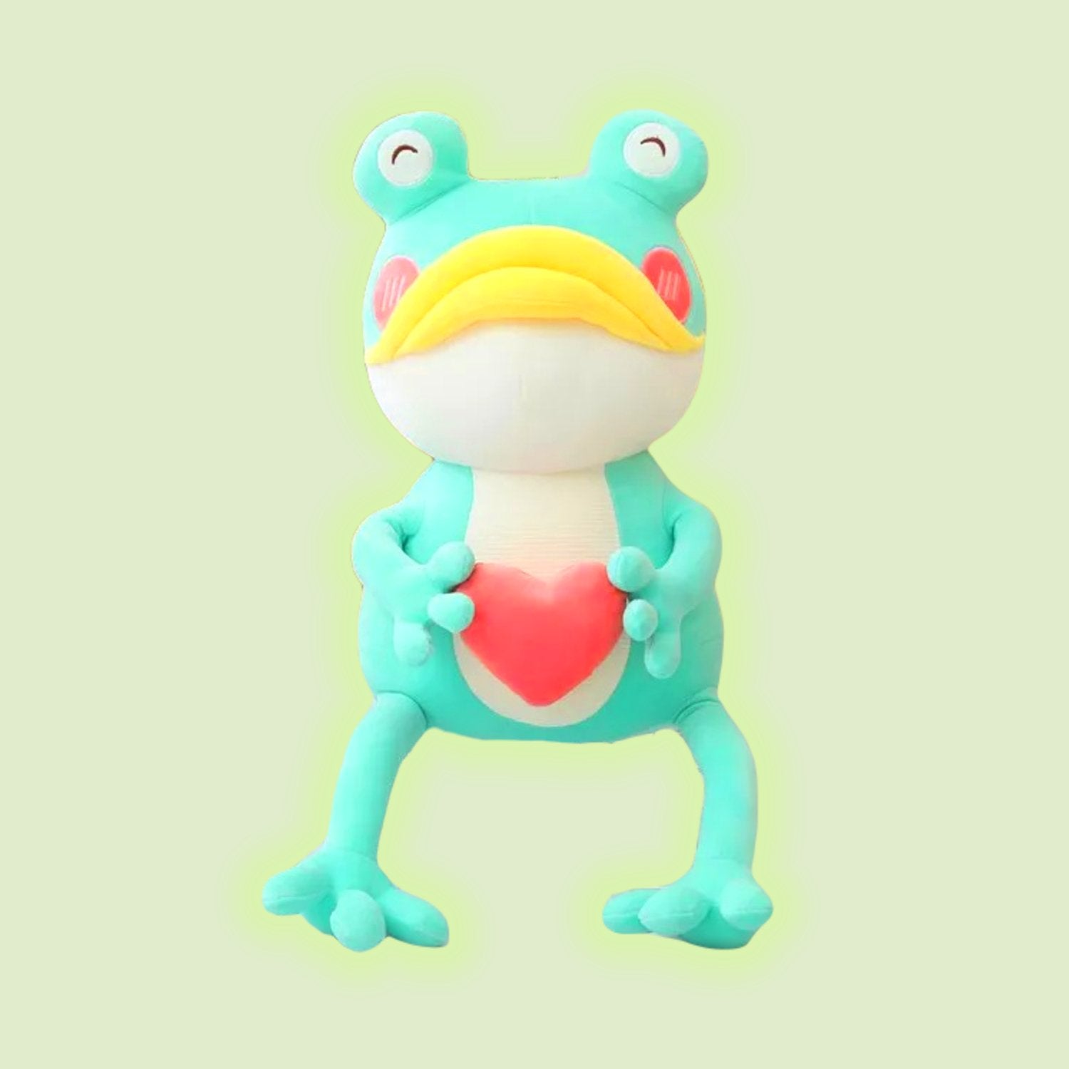 35*35cm Soft Stuffed Baby Toy Cartoon Frog with Big Mouth - China