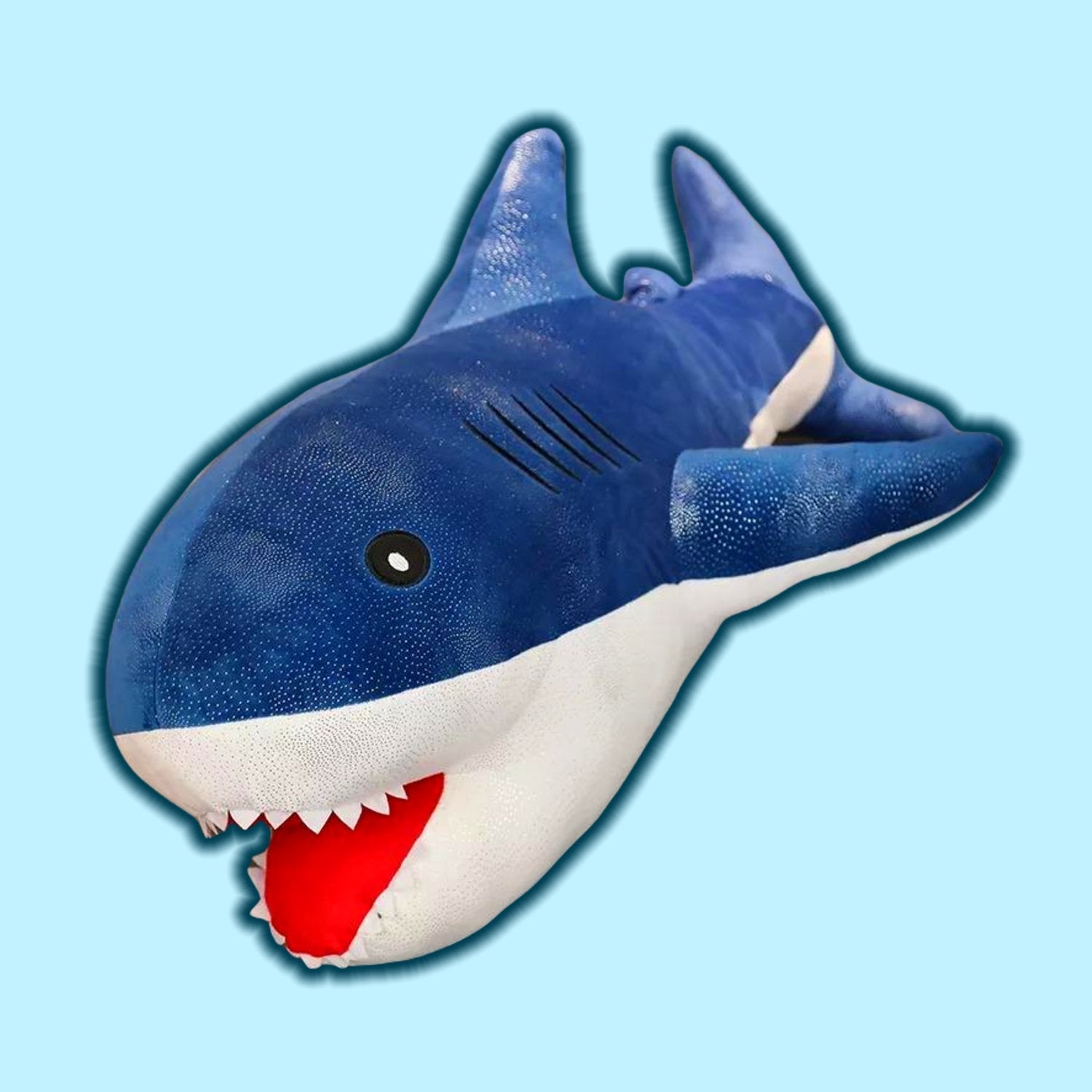 omgkawaiii 🐳 Aquatic Animals Plushies Blue / 50 CM Cute Shark Plush Toys