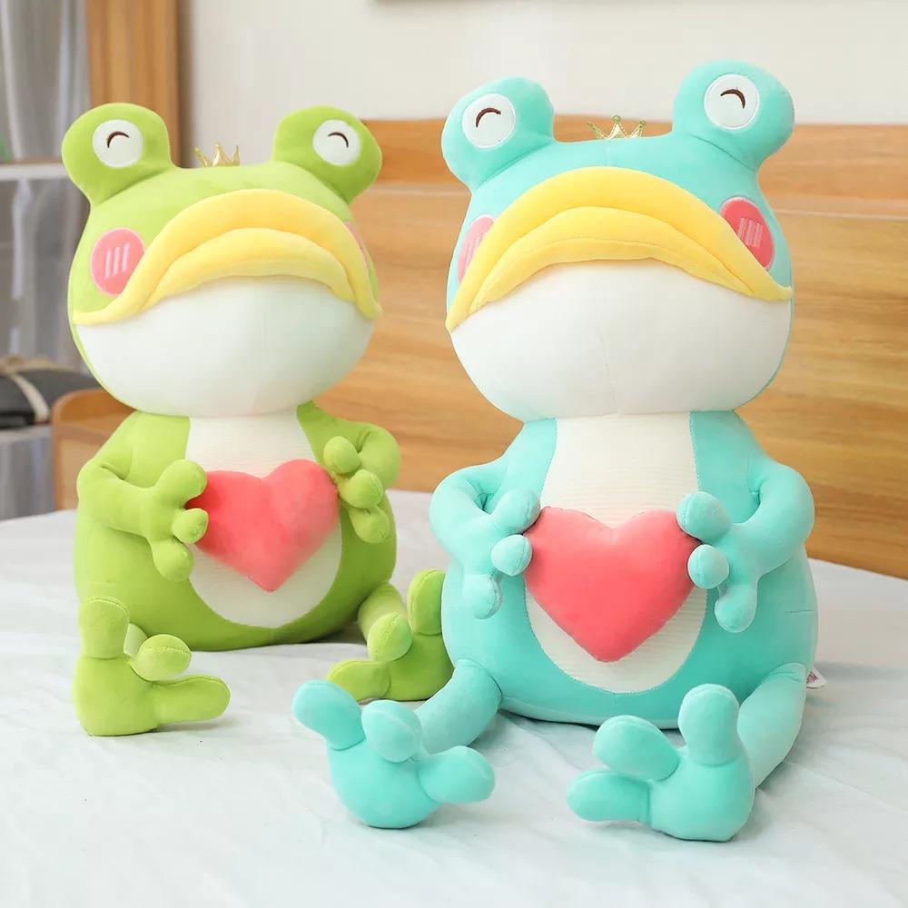 omgkawaiii 🐳 Aquatic Animals Plushies Cute Big Mouth Frog Plush Toy