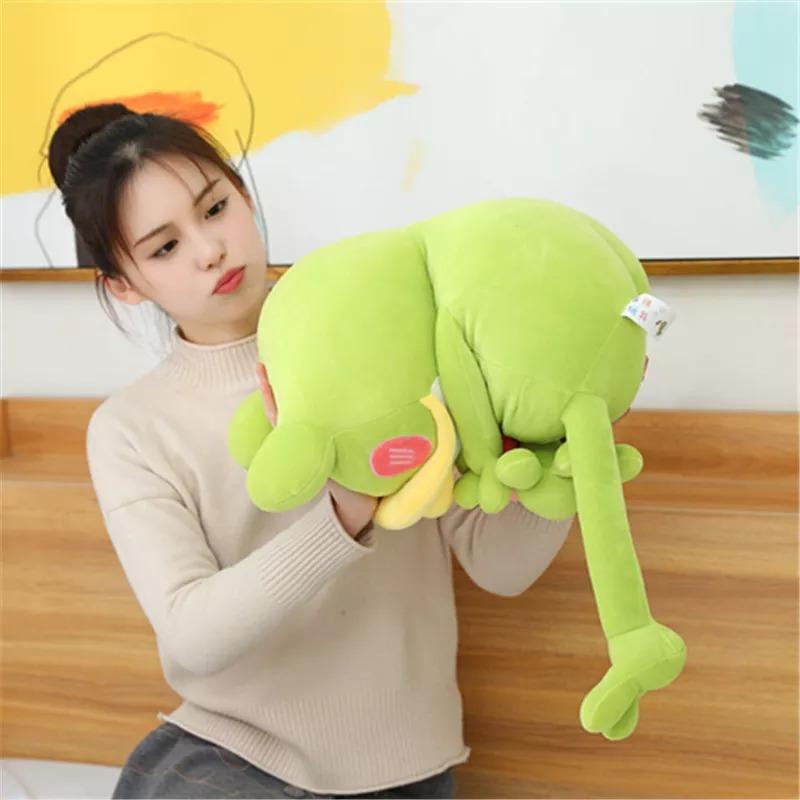 omgkawaiii 🐳 Aquatic Animals Plushies Cute Big Mouth Frog Plush Toy