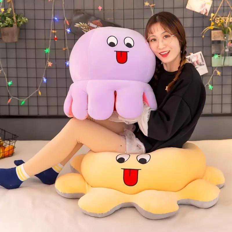 omgkawaiii 🐳 Aquatic Animals Plushies Double-Sided Flip Octopus Plush Toy