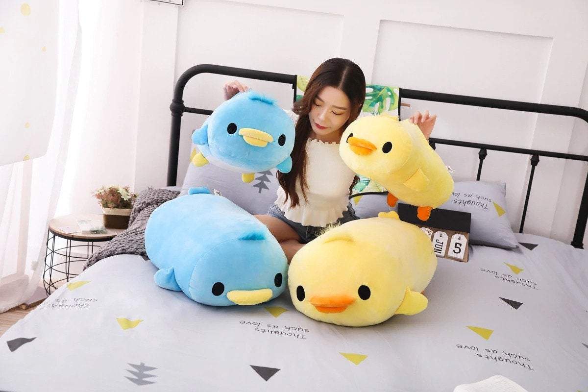 omgkawaiii 🐳 Aquatic Animals Plushies Duck Soft Stuffed Plush Pillow Cushion Toy